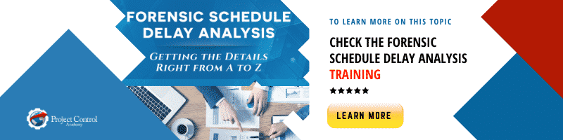 Forensic Schedule Delay Analysis Online Training