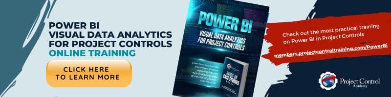 Power BI Visual Data Analytics for Project Controls Online Training
