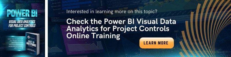Power BI Visual Data Analytics for Project Controls Training- Project Control Academy