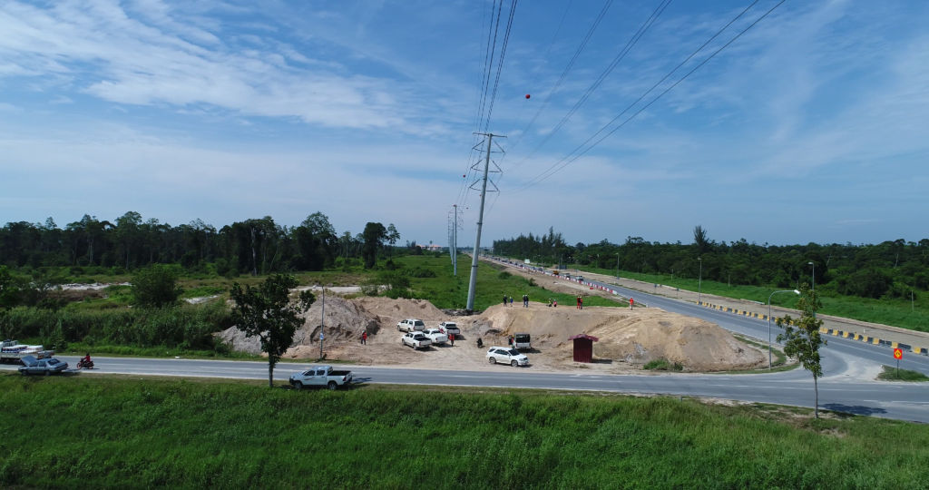 Fig. 7 - Drone Project Control - Inspection of Damaged Monopole